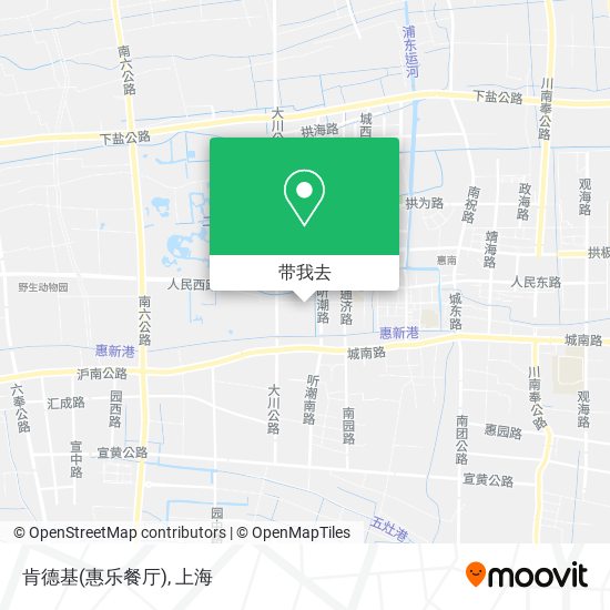 肯德基(惠乐餐厅)地图