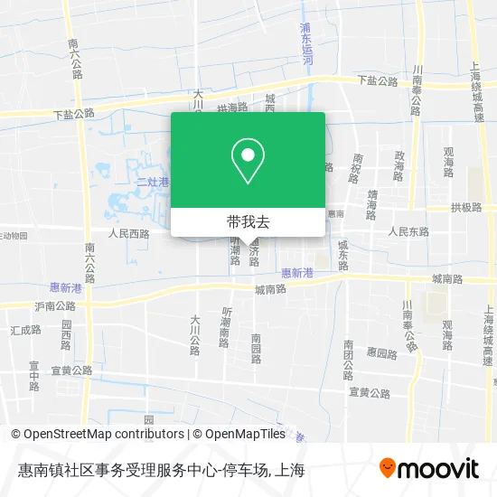 惠南镇社区事务受理服务中心-停车场地图
