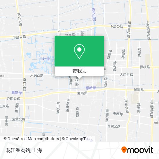 花江香肉馆地图