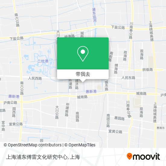 上海浦东傅雷文化研究中心地图