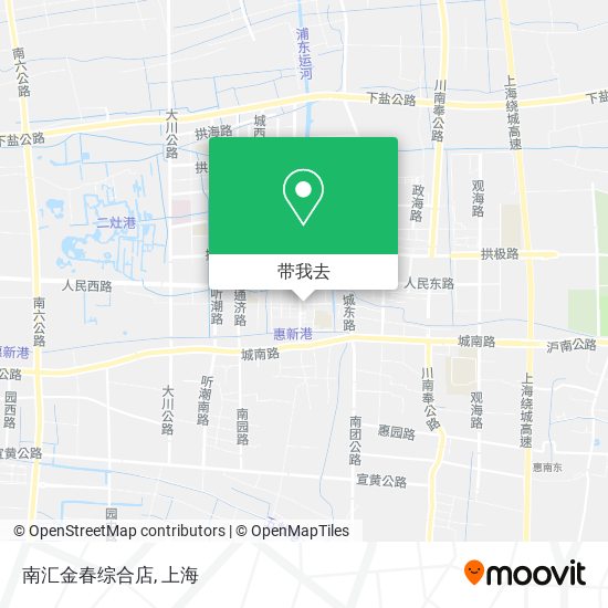 南汇金春综合店地图
