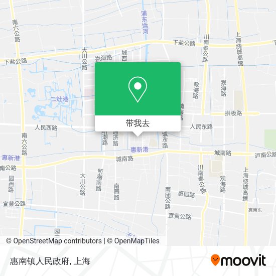 惠南镇人民政府地图