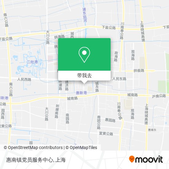 惠南镇党员服务中心地图