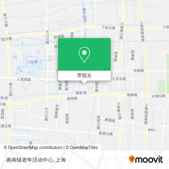 惠南镇老年活动中心地图