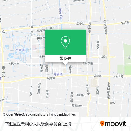 南汇区医患纠纷人民调解委员会地图