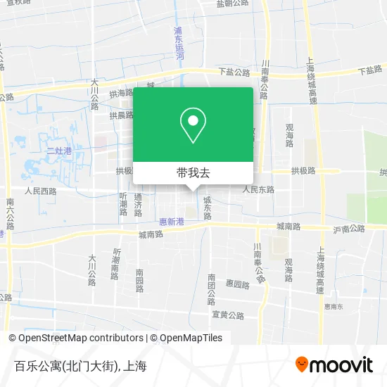 百乐公寓(北门大街)地图