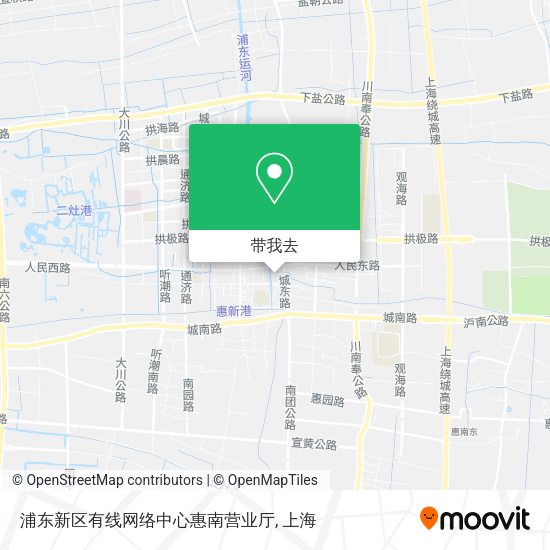 浦东新区有线网络中心惠南营业厅地图