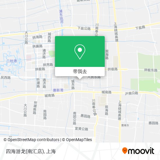 四海游龙(南汇店)地图