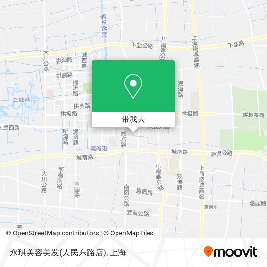 永琪美容美发(人民东路店)地图