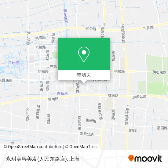 永琪美容美发(人民东路店)地图