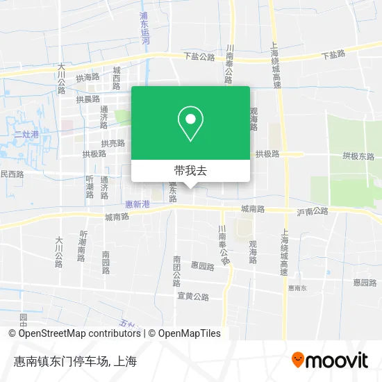 惠南镇东门停车场地图