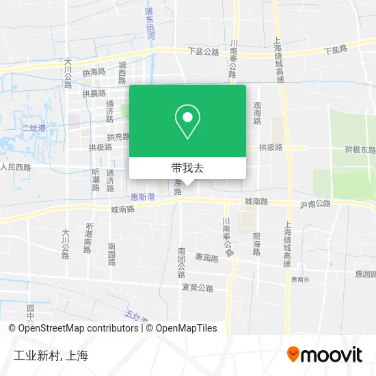 工业新村地图