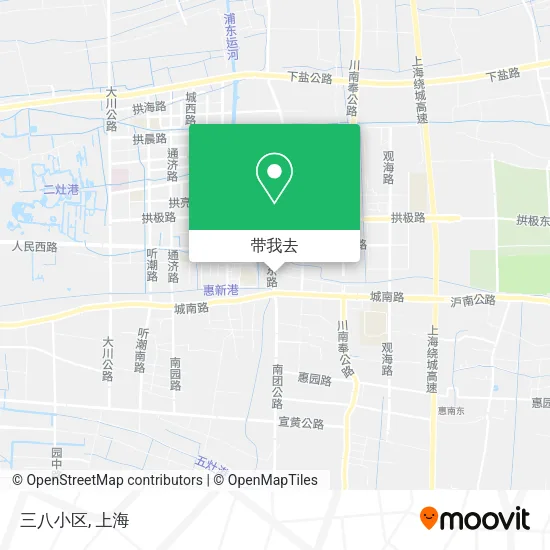三八小区地图