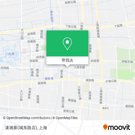 潇湘寨(城东路店)地图