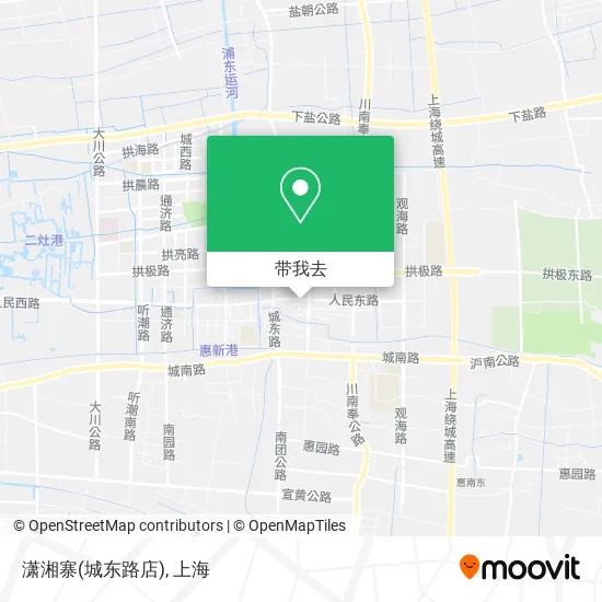 潇湘寨(城东路店)地图