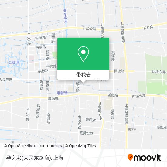 孕之彩(人民东路店)地图