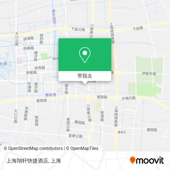 上海翔轩快捷酒店地图