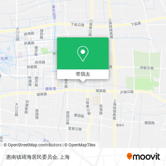 惠南镇靖海居民委员会地图