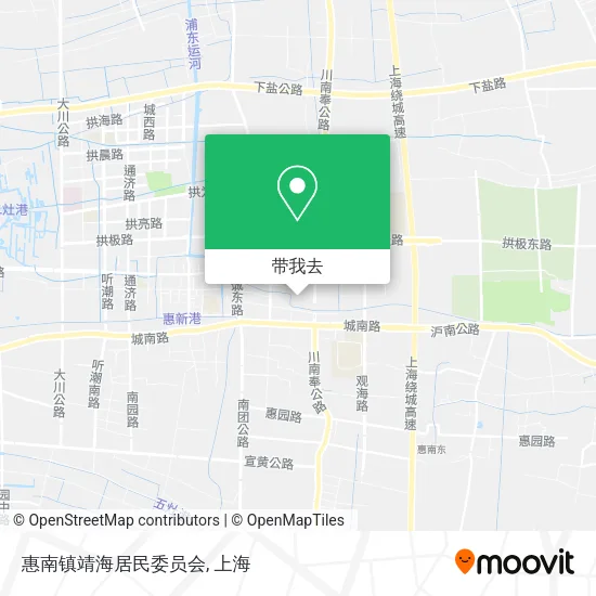 惠南镇靖海居民委员会地图