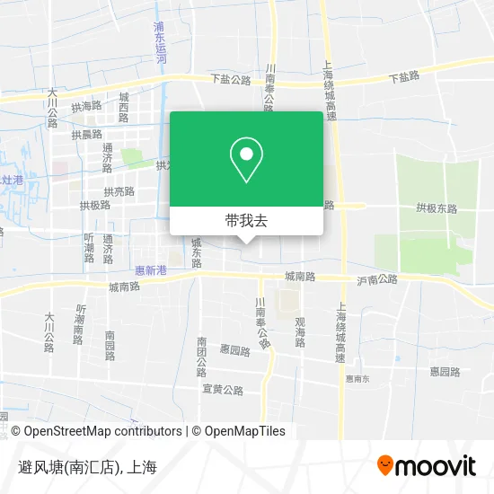 避风塘(南汇店)地图