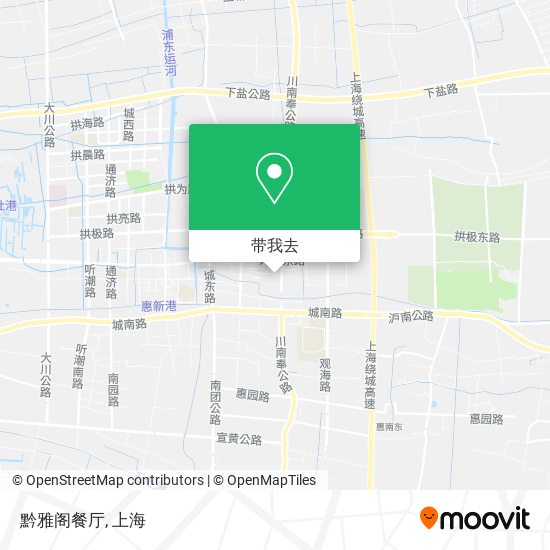 黔雅阁餐厅地图