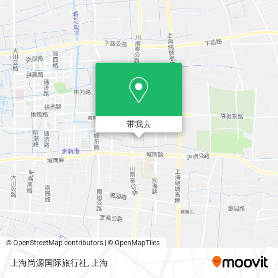 上海尚源国际旅行社地图