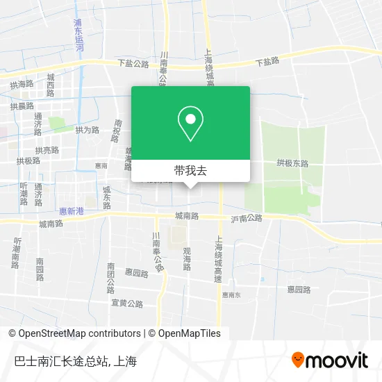 巴士南汇长途总站地图