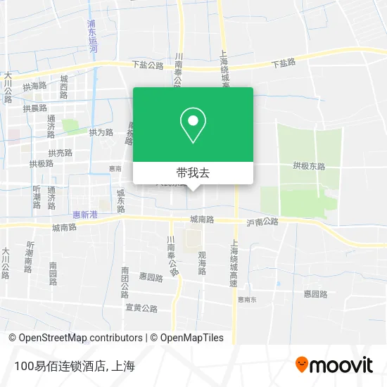 100易佰连锁酒店地图
