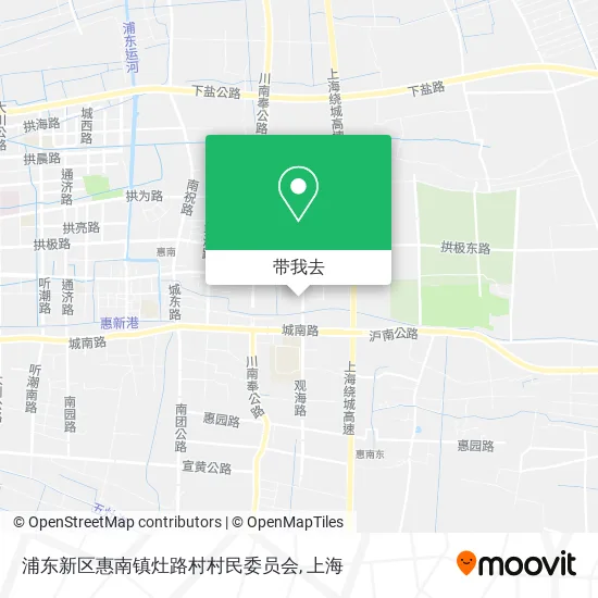 浦东新区惠南镇灶路村村民委员会地图