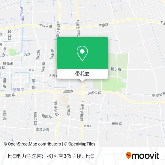 上海电力学院南汇校区-南3教学楼地图