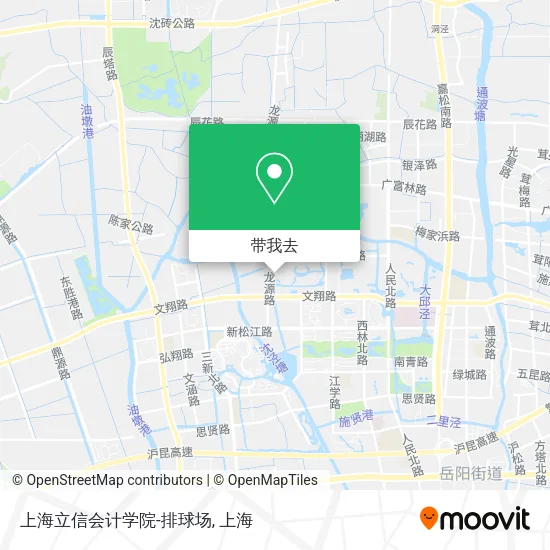 上海立信会计学院-排球场地图