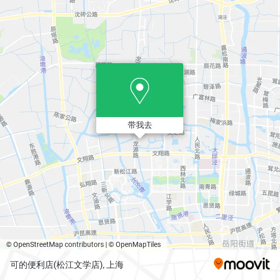可的便利店(松江文学店)地图