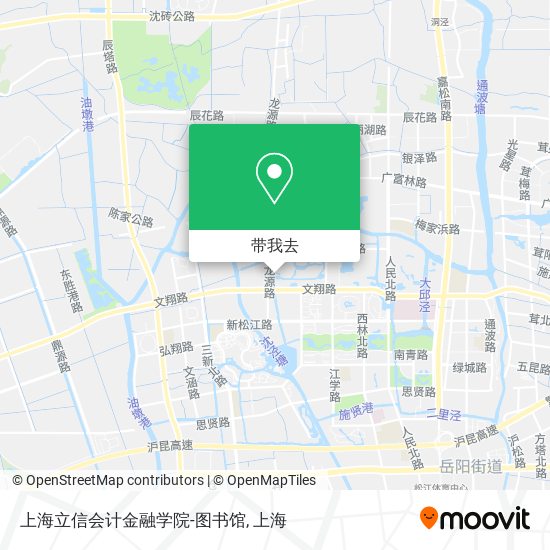 上海立信会计金融学院-图书馆地图