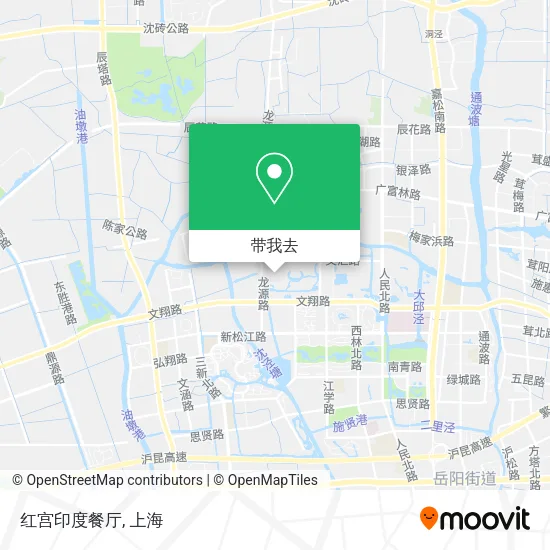 红宫印度餐厅地图