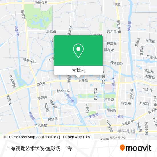 上海视觉艺术学院-篮球场地图