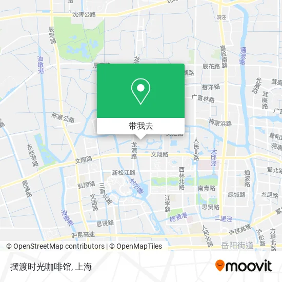摆渡时光咖啡馆地图
