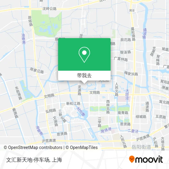 文汇新天地-停车场地图