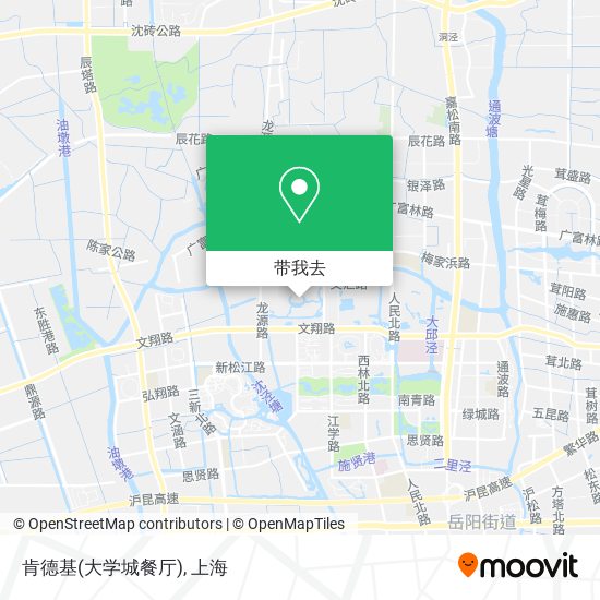 肯德基(大学城餐厅)地图