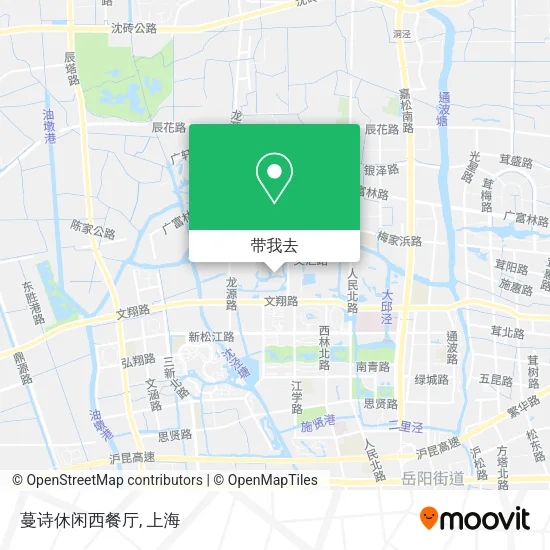 蔓诗休闲西餐厅地图