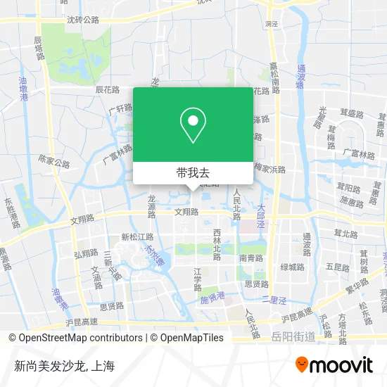 新尚美发沙龙地图
