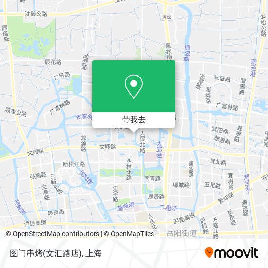 图门串烤(文汇路店)地图