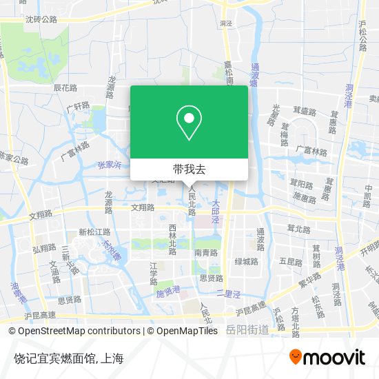 饶记宜宾燃面馆地图