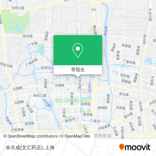 余天成(文汇药店)地图