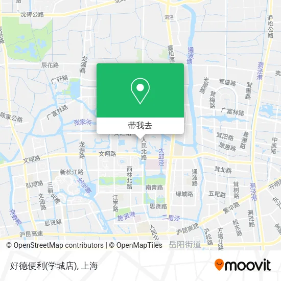 好德便利(学城店)地图