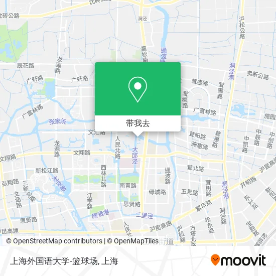 上海外国语大学-篮球场地图