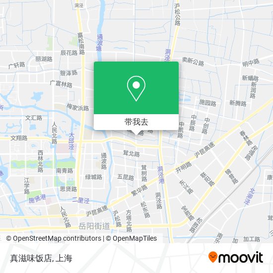真滋味饭店地图