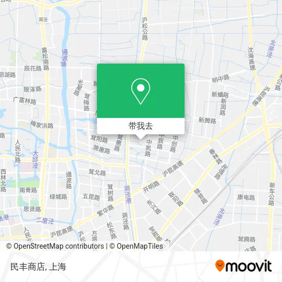 民丰商店地图