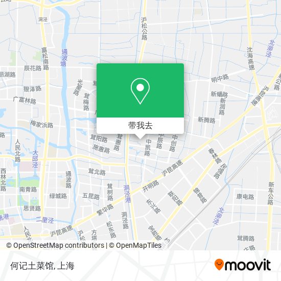 何记土菜馆地图