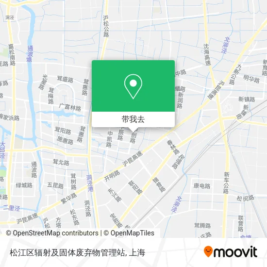 松江区辐射及固体废弃物管理站地图