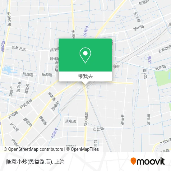 随意小炒(民益路店)地图